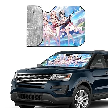 バンドリ　公式グッズ　サンシェード Amazon | 車用サンシェード バンドリ ガルパ Roselia ロゼリア